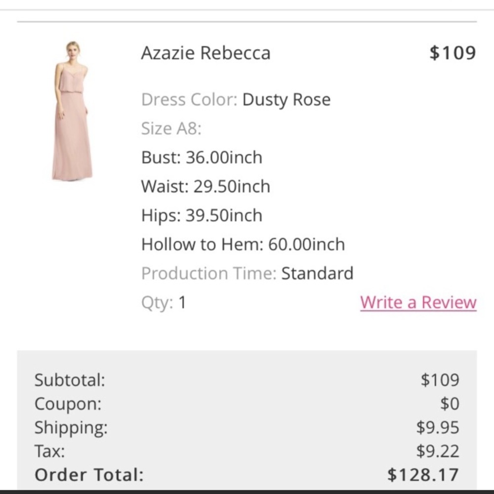 Azazie Rebecca Bridesmaid Dress